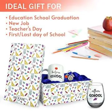 Funny Teacher Gift Set for Appreciation Day and Beyond