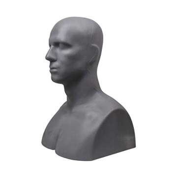 The Monster Makers Life Size Ed Head Armature 2.0 for Mask Making and Clay Busts