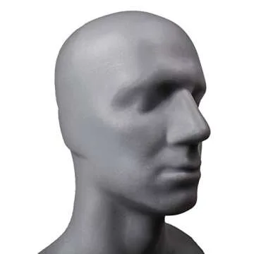 The Monster Makers Life Size Ed Head Armature 2.0 for Mask Making and Clay Busts