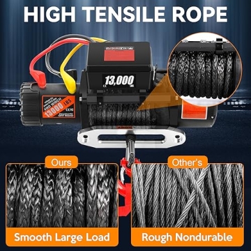 Rengue 13000lb Electric Winch for Off-Road Adventure