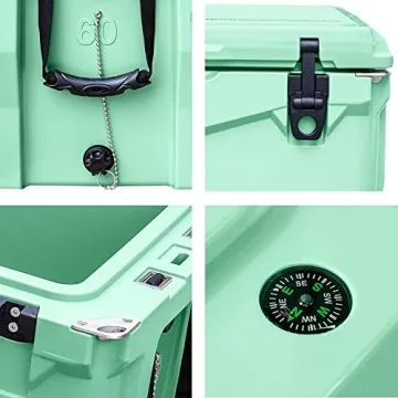 Xspec 60 Quart Roto Molded Outdoor Cooler - Durable & Affordable