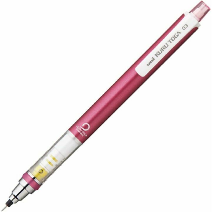 Uni Kurutoga 0.3mm Mechanical Pencil in Pink
