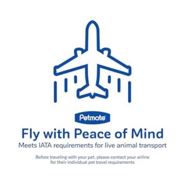 Petmate Sky Kennel for Safe Air Travel with Pets