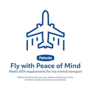 Petmate Sky Kennel for Safe Air Travel with Pets