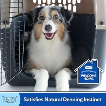 Petmate Sky Kennel for Safe Air Travel with Pets