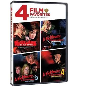 4 Film Favorites: Nightmare on Elm Street 1-4 (A Nightmare on Elm Street, Nightmare on Elm Street 2:...