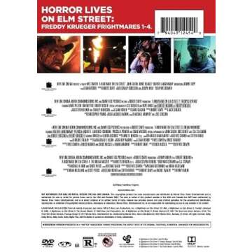 4 Film Favorites: Nightmare on Elm Street 1-4 (A Nightmare on Elm Street, Nightmare on Elm Street 2: Freddie's Revenge, Nightmare on Elm Street 3: Dream Warriors, Nightmare on Elm Street 4: The Dream Master)