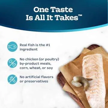 Blue Buffalo Tastefuls Flaked Wet Cat Food with Fish & Shrimp