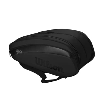 Wilson RF DNA Racket Bag Holds 12 Rackets in Black