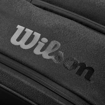 Wilson RF DNA Racket Bag Holds 12 Rackets in Black
