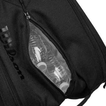 Wilson RF DNA Racket Bag Holds 12 Rackets in Black