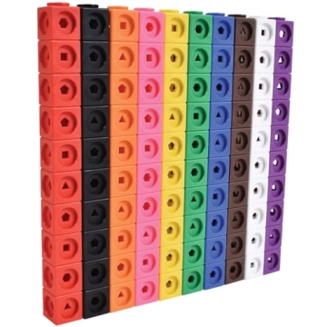 edxeducation Math Cubes Educational Set for Kids 3-12