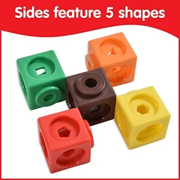 edxeducation Math Cubes Educational Set for Kids 3-12