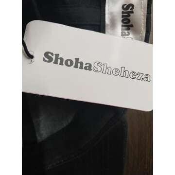 ShohaSheheza Men Women Fashion Baseball Cap, 100% Cotton Twill, Black, Unisex-Adults