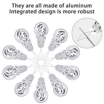 200 Aluminum Needle Threaders for Easy Sewing Projects