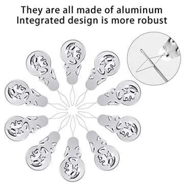 200 Aluminum Needle Threaders for Easy Sewing Projects