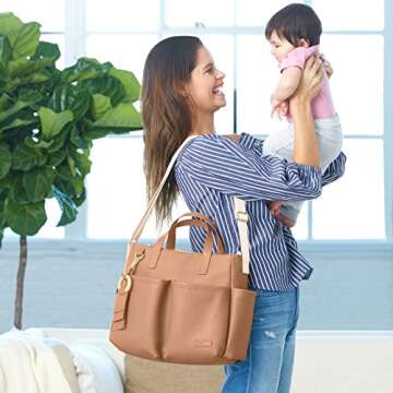 Skip Hop Greenwich Chic Diaper Tote for Modern Parents
