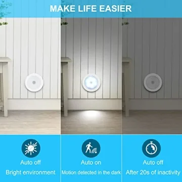 Mlambert Motion Sensor LED Night Lights - Safe & Stylish