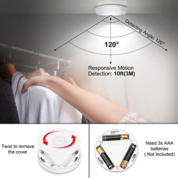 Mlambert Motion Sensor LED Night Lights - Safe & Stylish