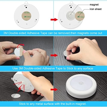 Mlambert Motion Sensor LED Night Lights - Safe & Stylish