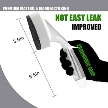 Durable Dish Wand with 7 Replacement Sponges for Easy Cleaning