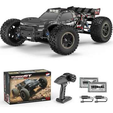 HAIBOXING 2997A Brushless RC Cars 1/12 Scale 4WD Remote Control Truck with Independent ESC, Fast RC ...