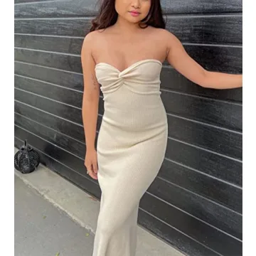 Stylish Sdencin Twist Knot Maxi Dress for Women