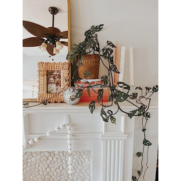 Mud Pie Woven Frame - Stylish 4x6 Scalloped Design