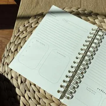 Steadfast and Sustained Church Notes Journal - Sermon & Podcast Christian Notebook - Guided Journal to Write Key Points, Bible Verses, Notes, and Application - Men and Women Gift Idea