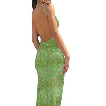 Stylish Spaghetti Strap Maxi Dress for Women - Summer Fashion