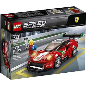 LEGO Speed Champions Ferrari 488 GT3 “Scuderia Corsa” 75886 Building Kit (179 Pieces)