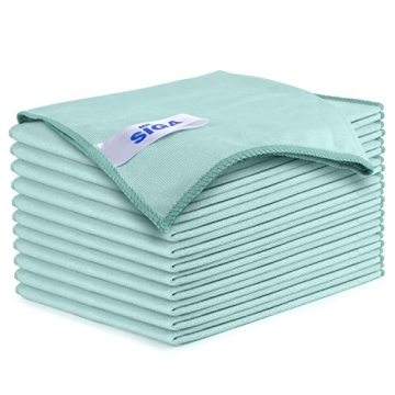 MR.SIGA Ultra Fine Microfiber Cloths for Cleaning Glass