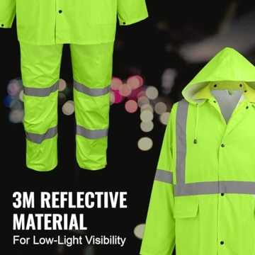 Global Glove FrogWear GLO-8000 High-Visibility Rain Suit