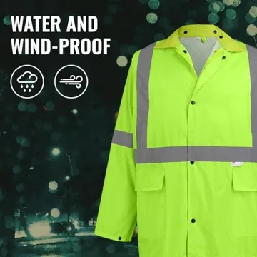 Global Glove FrogWear GLO-8000 High-Visibility Rain Suit