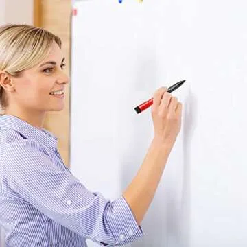 GMAOPHY Magnetic Dry Erase Markers - 10 Pcs 8 Color Fine Tip Whiteboard Markers with Eraser Cap, Low Odor Dry Erase Markers for Glass/Whiteboard/Porcelain/Plastic/School/Office