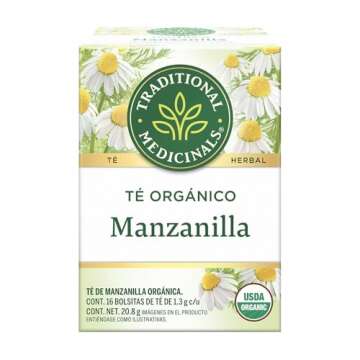 Traditional Medicinals Organic Chamomile Herbal Tea, 16 Count