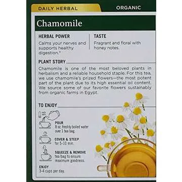 Traditional Medicinals Organic Chamomile Herbal Tea, 16 Count