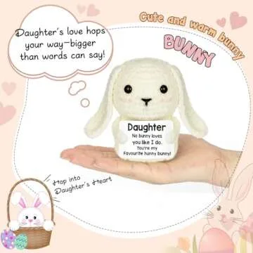 Mini Funny Bunny Gifts for Daughters Love Easter