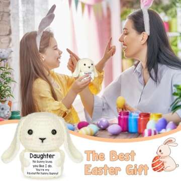 Mini Funny Bunny Gifts for Daughters Love Easter