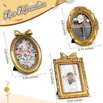 Vicenpal Vintage Photo Frame Set - Elegant and Charming