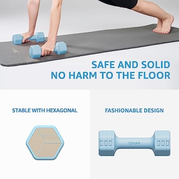 Adjustable Dumbbells for Home Gym - 2 to 5 lbs Set