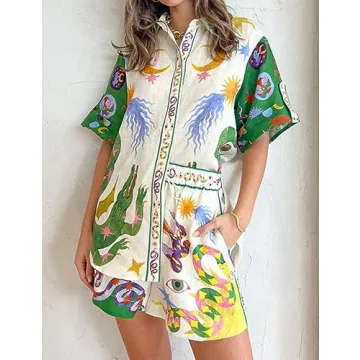 Peaceglad Women's Stylish 2 Piece Pajama Set for Comfort