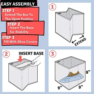 Shoe Bootie Box - Elegant Storage for Shoe Covers