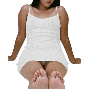 SOLILOQUY Fairy Mini Dress Y2K Vintage Spaghetti Strap