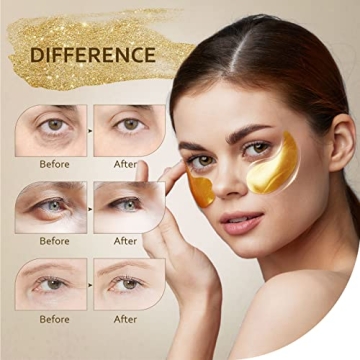 Taimand 24K Gold Under Eye Patches - Reduce Puffiness & Dark Circles