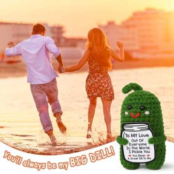 Handmade Crochet Pickle Gifts for Him, Her - Love It!