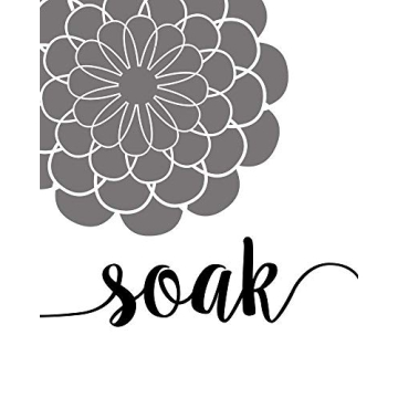 Elegant Black and White Bathroom Wall Art - 8x10 Prints