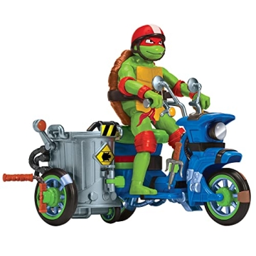 TMNT Battle Cycle with Exclusive Raphael Action Figure