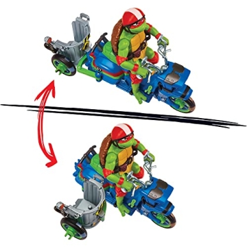 TMNT Battle Cycle with Exclusive Raphael Action Figure