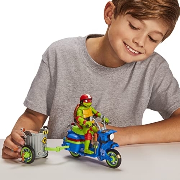 TMNT Battle Cycle with Exclusive Raphael Action Figure